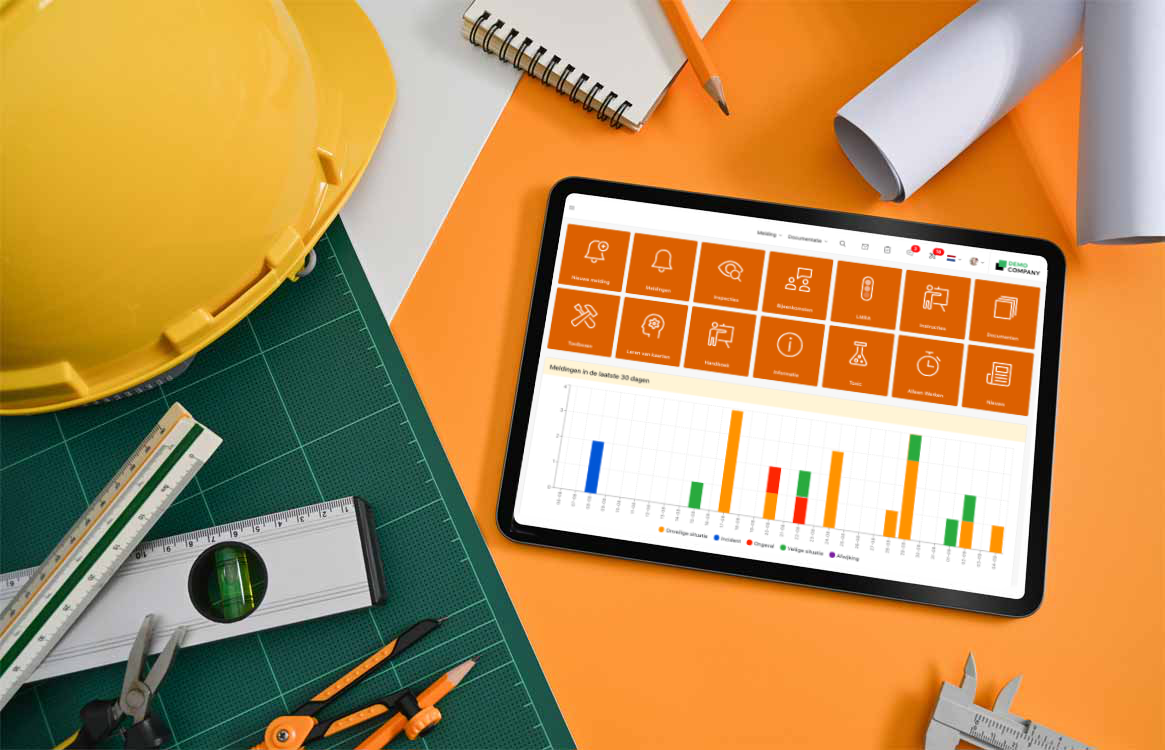VeiligWerk op de tablet